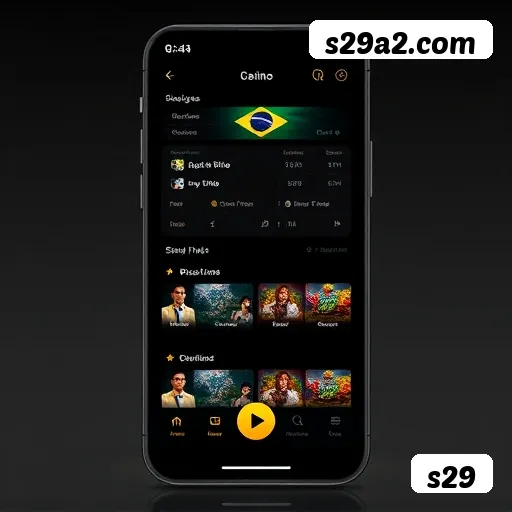 Aplicativo móvel s29 para iOS e Android